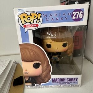 Funko Pop! Rocks  Mariah Carey Figure with Brown Hair and Black Outfit